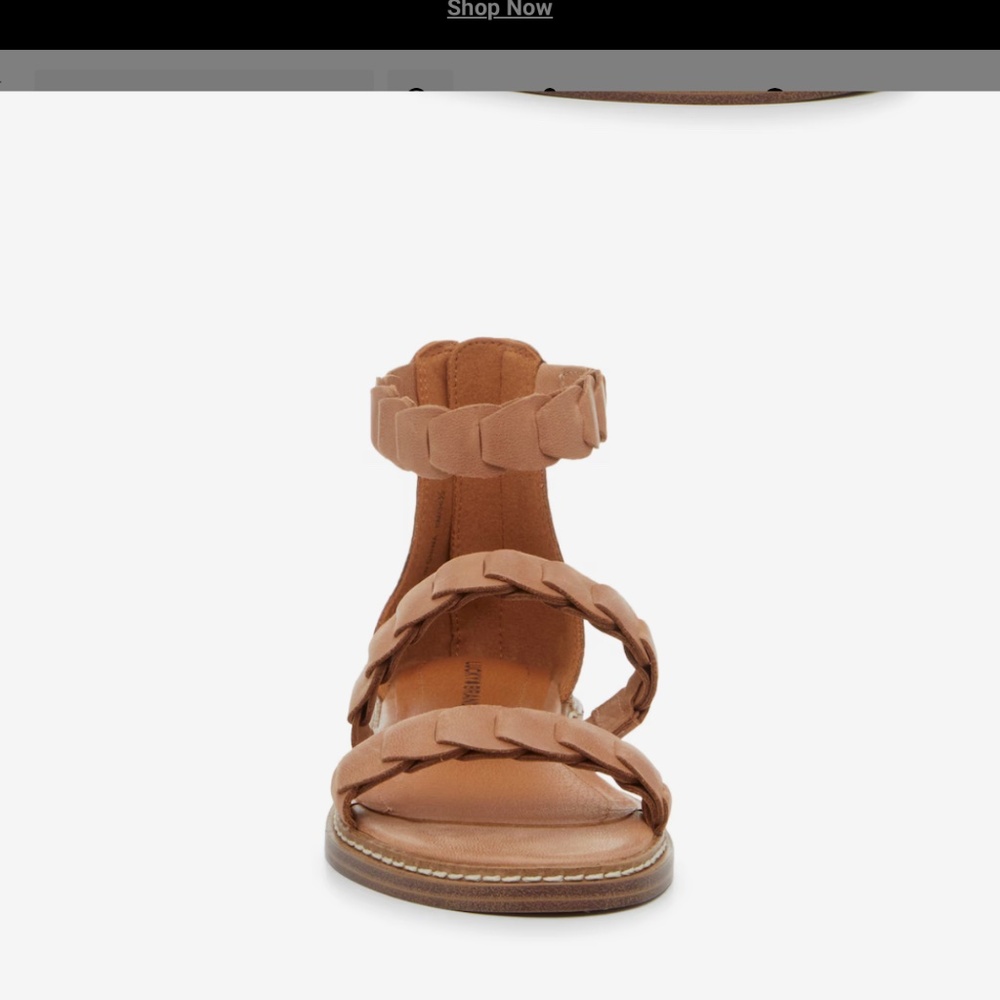 Women’s Lucky Brand Kandiss Sandal in Brown sz 7 NIB - Picture 2 of 10